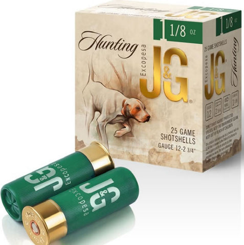 25 Game Shotshells Gauge 12-2 3/4" 1 1/8 oz Hunting